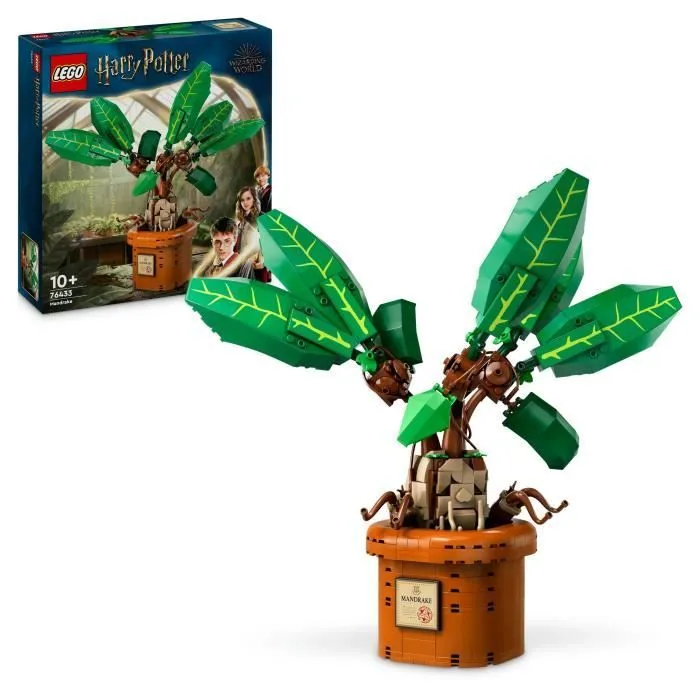 LEGO® Harry Potter 76433 Mandragore - Plante et pot - Idée de cadeau magique pour enfants-0