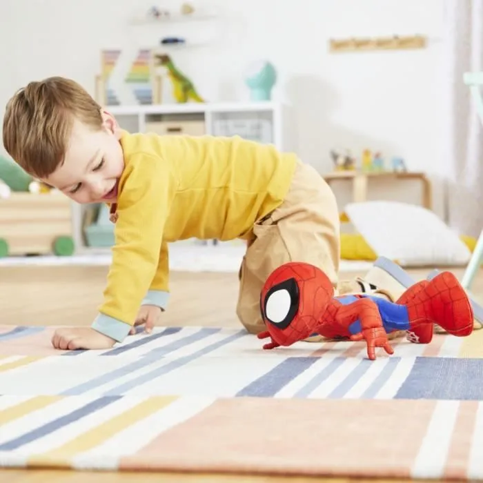 Spidey danse et rampe, peluche interactive avec musique et sons, jouets de super-héros à partir de 3 ans, Spidey et ses Amis Extraor-4