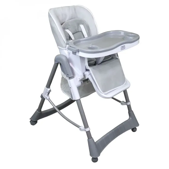 Housse d'assise pour chaise haute bébé enfant gamme Ptit - Perle - Monsieur Bébé-3