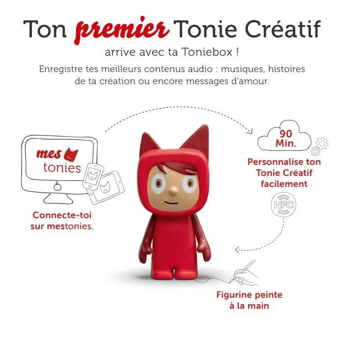 tonies® - Mon Premier Coffret Toniebox - Rouge - Conteuse d'histoires-2