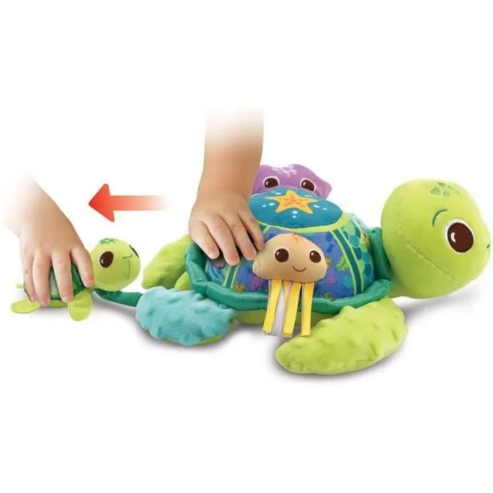 VTECH BABY - Play Green - Juju, Maman Tortue - Éveil des Sens (Bouteilles Plastique Recyclées)-2