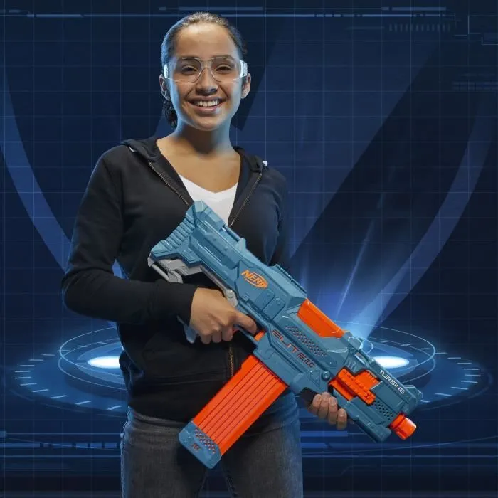 Pistolet à flechettes - NERF - Elite 2.0 Turbine CS-18 - 36 fléchettes - Tirs motorisés-6