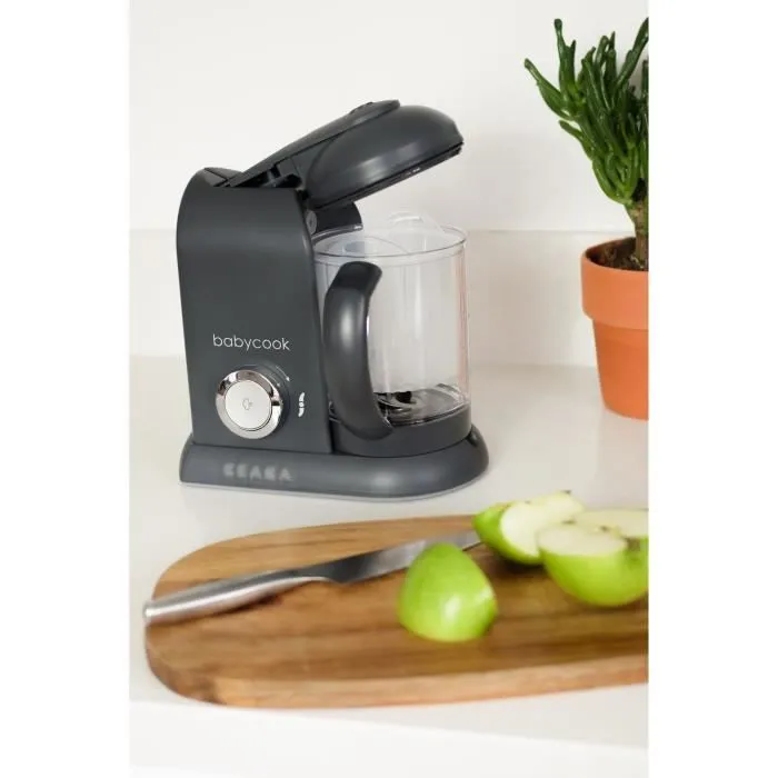 BÉABA - Babycook Solo - Robot Bébé 4 en 1 Mixeur-Cuiseur - Cuisson Vapeur - Dark Grey-6
