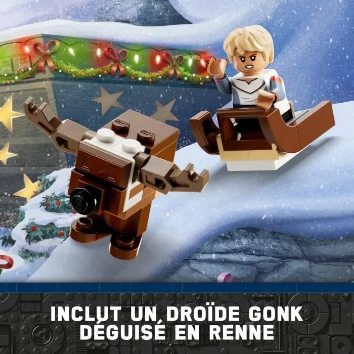 Calendrier de l'Avent LEGO® Star Wars 75366 - 24 Cadeaux de Noël dont 9 Personnages et 10 Jouets de Véhicules-3