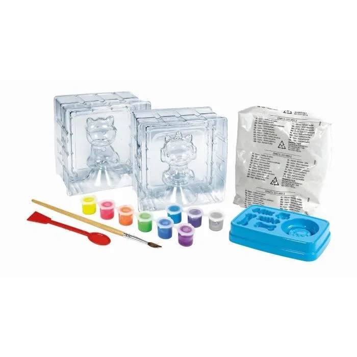 Clementoni - Créations en plâtre Gabby et la Maison Magique - Coffret multi-activités (sculpture, peintures…) - Dès 7 ans-3