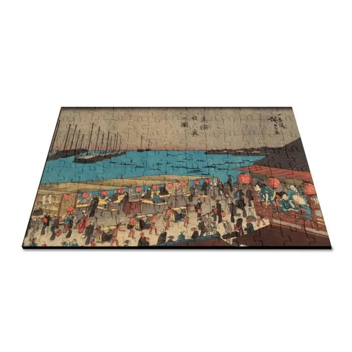 Puzzle Classique - FABULOUS - Estampe Japonaise 15 le Port - 100 Pièces - Adulte - Intérieur-2