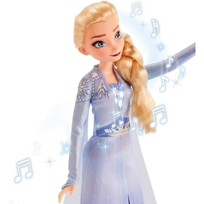 Disney La Reine des Neiges 2 - Poupee Princesse Disney Elsa chantante (français) - 27 cm-1