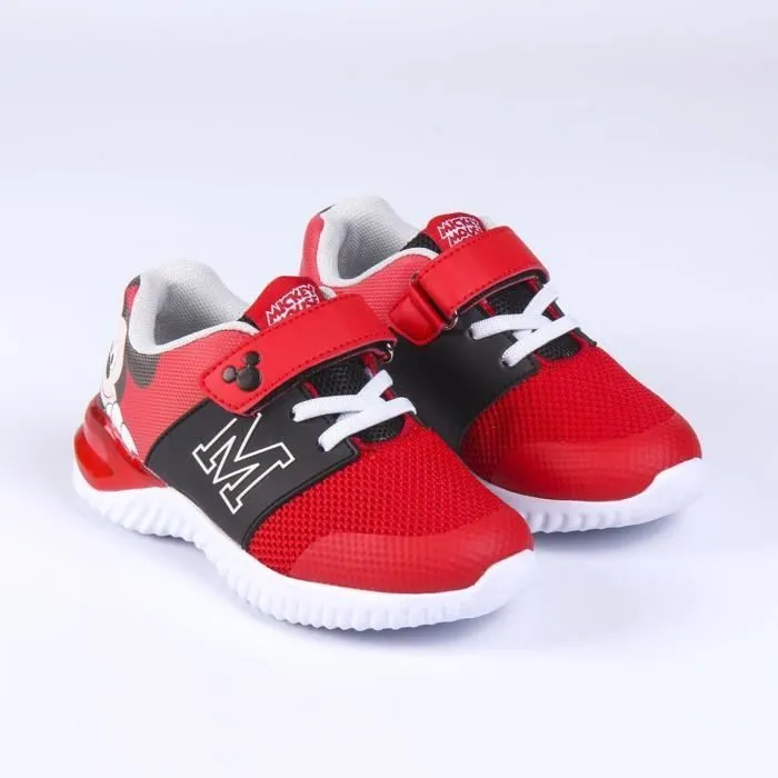 Baskets bébé garçon Cerda - semelle EVA - Mickey Mouse - rouge - taille 27-3