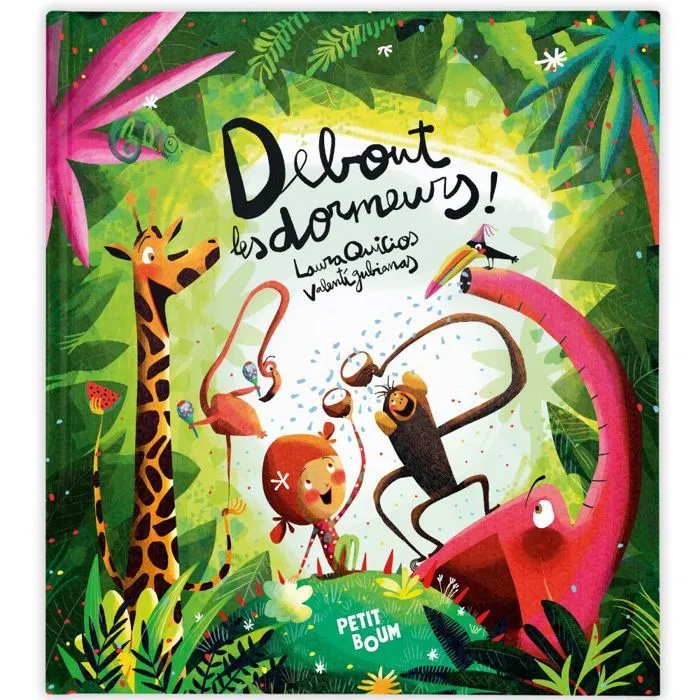 Livre pour enfant - Petit Boum - Debout les dormeurs - 12 double pages - 23,5 x 26,5 cm - Dès 2 ans-0