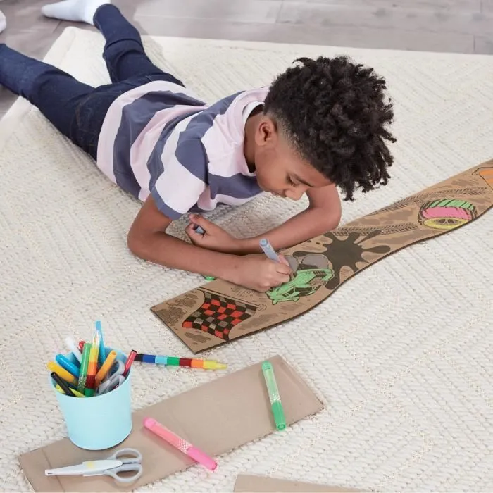 Circuit de course en carton VTECH CAR-BOARD RACERS - CIRCUIT MONSTER TRACKS pour enfant de 5 ans et plus-3