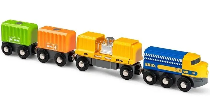 Train de Marchandises BRIO - Ravensburger - 7 pièces - Mixte dès 3 ans - 33982-0