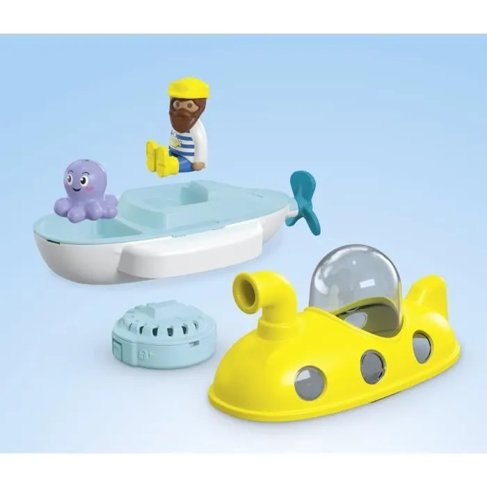 PLAYMOBIL Junior 71440 Sous-marin, Junior AQUA Tinti, Dès 12 mois-7