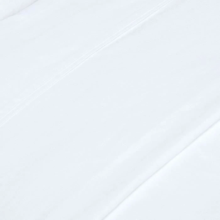Drap plat en lin lavé Blanc – 178 x 255 cm-3