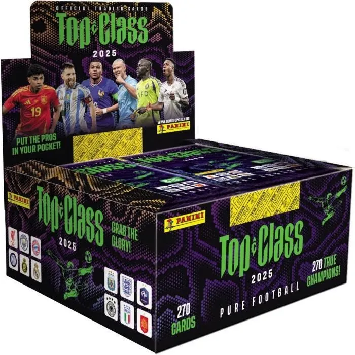 Boîte - PANINI - FIFA TOP CLASS 2025 TC - 24 pochettes - 192 cartes-0