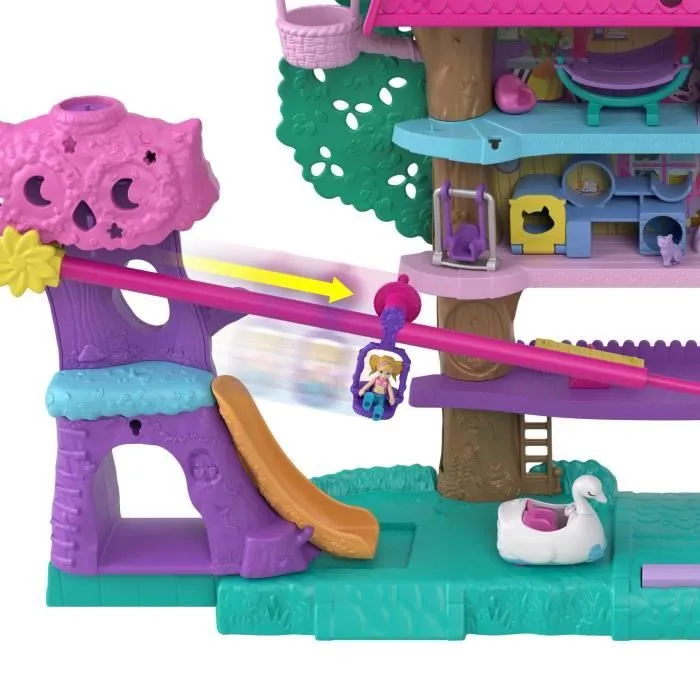 Polly Pocket-Pollyville-La Maison dans les Arbres, à partir de 4 ans HHJ06-2