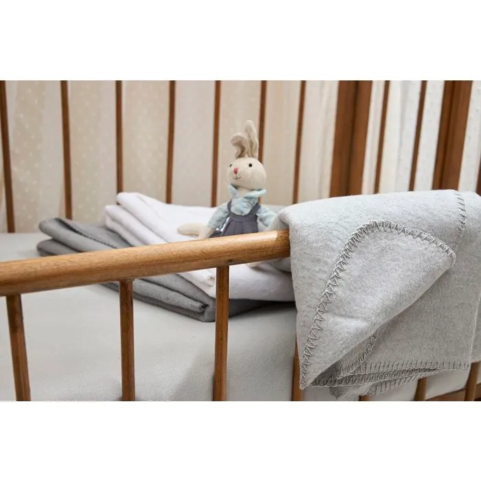 Meyco Baby Uni couverture de lit - tissé - white - 100x150cm - 1.0 TOG-2