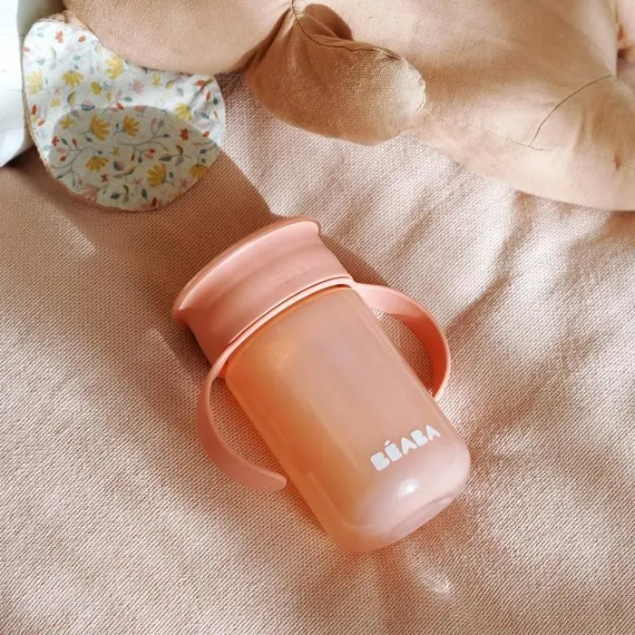 Tasse d'apprentissage 360° - BEABA - Rose - Pour Bébé - 340 ml - Plastique-5