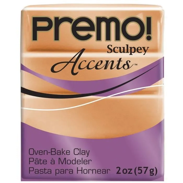 Premo Sculpey Accent Cuivre 57 GR, Polymère, 10,4x5,59x5,08 cm - PE02 5067-0