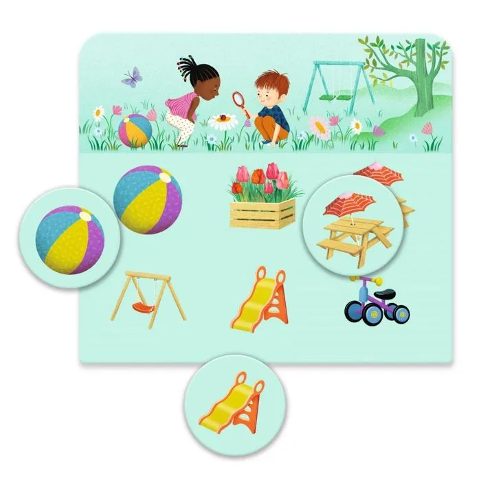 Jeu de société - Djeco - Loto Dans la maison - 2 joueurs ou plus - À partir de 3 ans - Intérieur-1