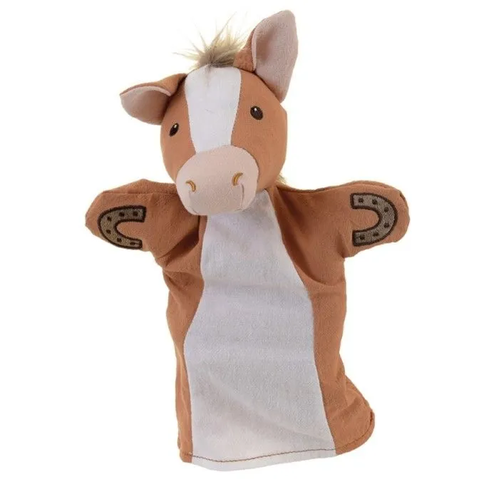 Marionnette - Egmont Toys - Cheval en coton - Lavable à 30° - 14x4x27 cm - Mixte-0