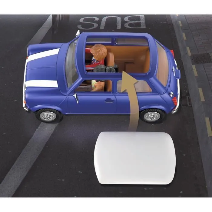PLAYMOBIL 70921 Mini Cooper, Classic cars, Adulte, Voiture de collection-6