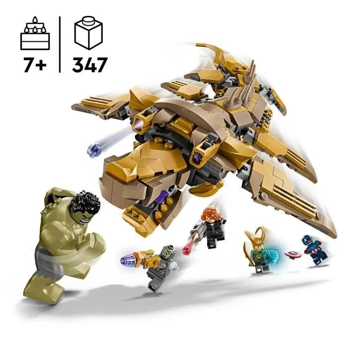 LEGO® Marvel 76290 Les Avengers Contre le Léviathan, Set avec minifigurines de super-héros-1