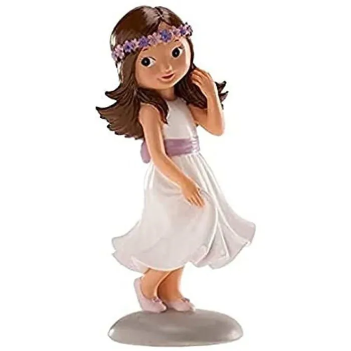 Figurine decor de gateau Dekora - 315104 - Decoration Communion Fille | Figurine pour Gateau Communion - Irene-0