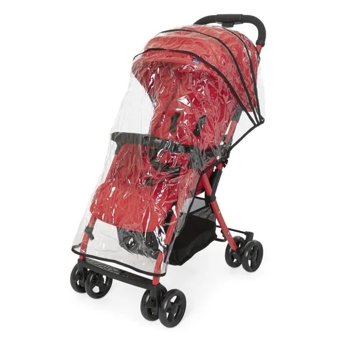 Poussette citadine CHICCO Ohlala 3 - Rouge Passion - Dossier inclinable - Arceau de sécurité-5