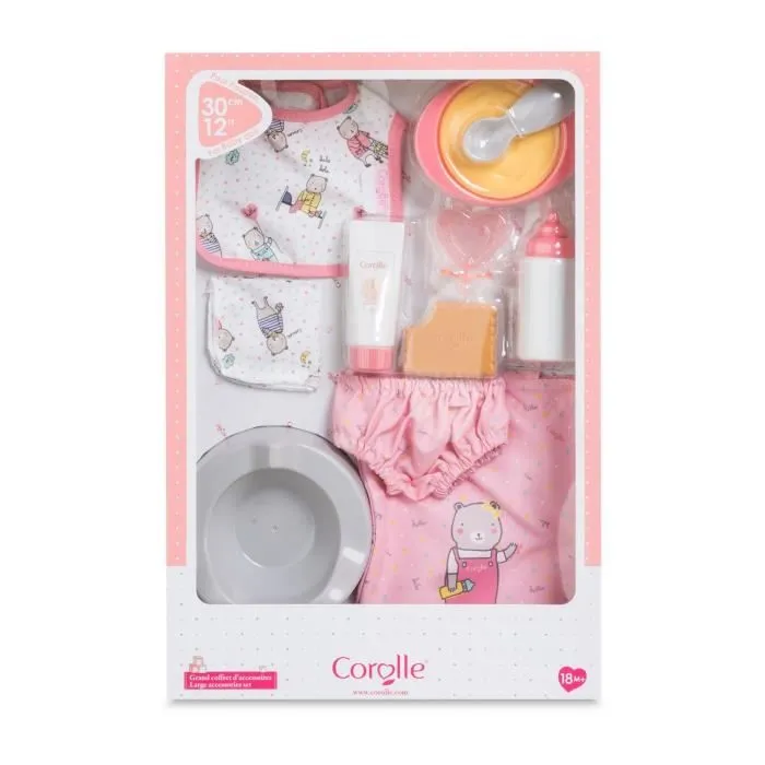 COROLLE - Grand Coffret d'accessoires pour poupon 30 cm - 11 accessoires factices - dès 18 mois-1