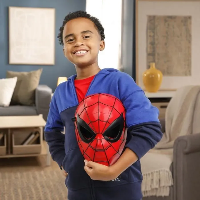 Masque lumineux Spider-Man, jouet de déguisement lumineux, jouets de super-héros dès 5 ans, Marvel-7