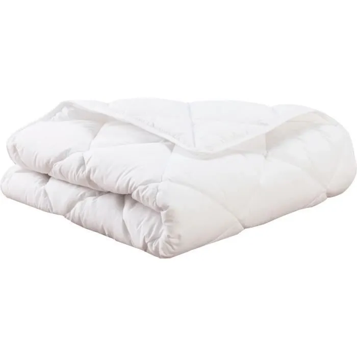 Couette - 100x140 cm - MON P'TIT DODO - Chaude - 100% Polyester Fibre creuse siliconée - 1 personne - Blanc-0