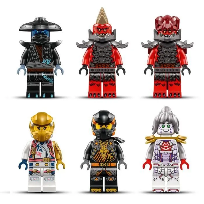 LEGO NINJAGO 71834 Le robot ultra combo de Zane - Jeu de construction 4-en-1 dès 9 ans-3