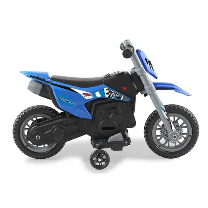 Véhicule électrique pour enfant - JAMARA - RIDE-ON MOTO POWER BIKE BLU 6V - Mixte - 18 mois - Bleu-2