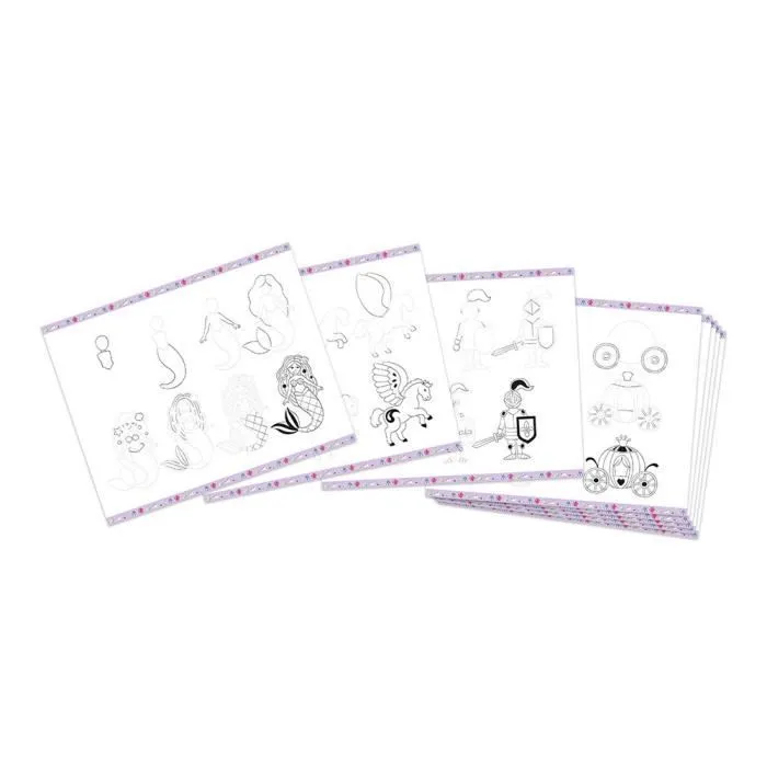 Kit Dessin Enfant - JANOD - Step by Step Drawing - 20 Modèles - 25 Feuilles - Dès 7 ans-2