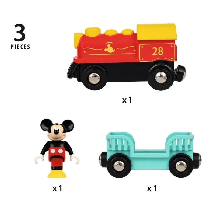 Train à pile Mickey Mouse - BRIO - Ravensburger - Dès 3 ans - 32265-2