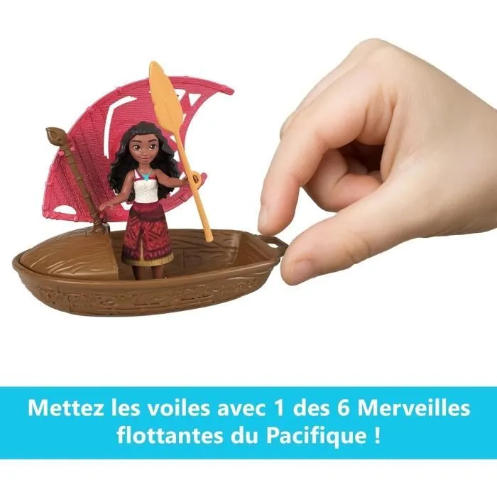 MATTEL Disney Vaiana 2 Pirogue et ses 3 surprises JBT68-1