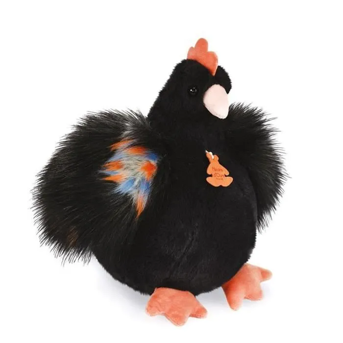 Jouet en peluche - Histoire D'Ours - HO3163 - Les poulettes grand modele noir - Mixte - Enfant - Multicolore-0