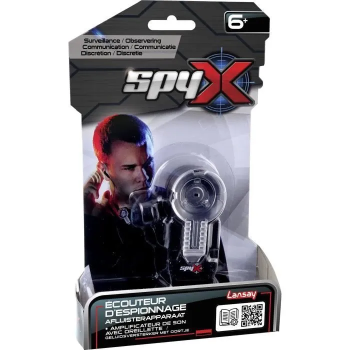Spy X – Écouteur D’Espionnage - Jouet & Accessoires d'Espion - Panoplie d'espionnage enfant - Dès 6 ans - Lansay-1