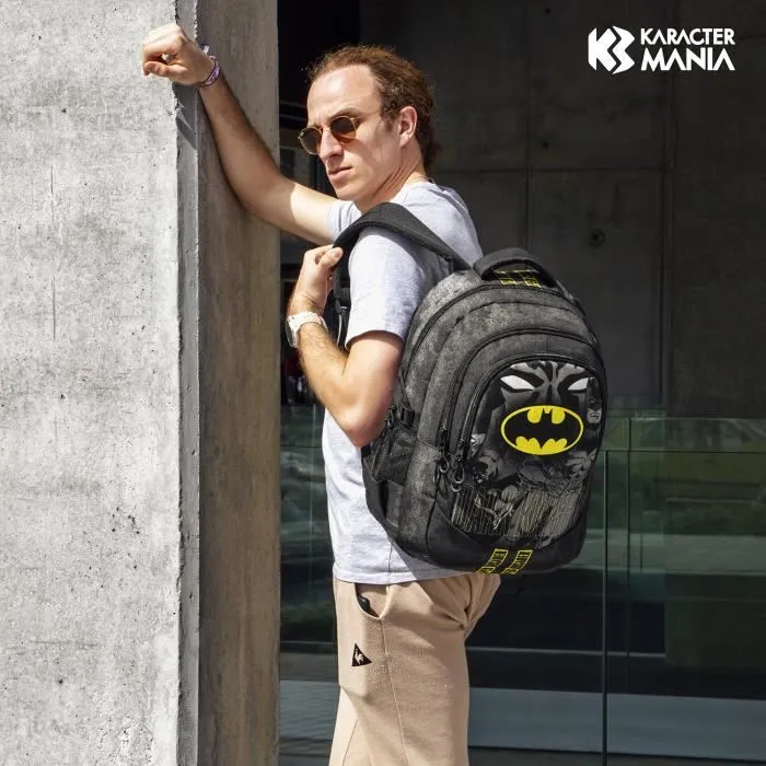 Bebeboutik Sac a dos Running PLUS KARACTERMANIA Batman Caped Noir Dos Sport Polyester