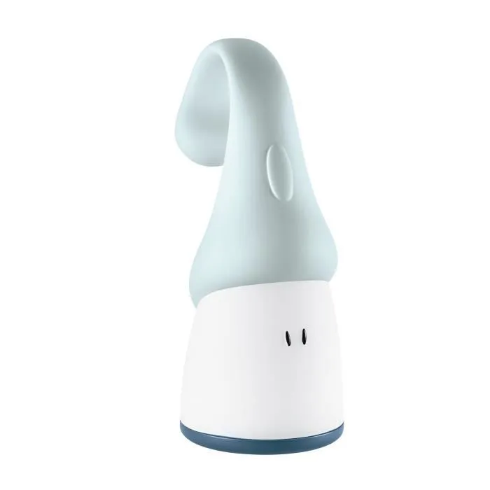 BEABA Veilleuse et lampe torche 2 en 1, nomade, rechargeable USB, longue autonomie 90h, Bleu perle-0