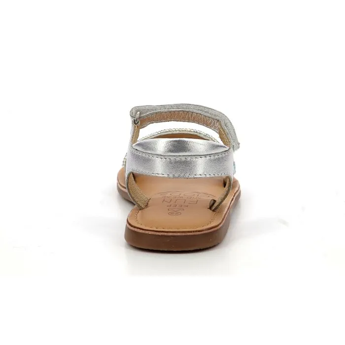 MOD 8 Sandales Capearls Argent - multico perles-2