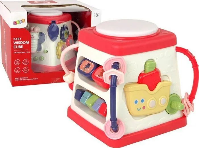 Ballon sauteur - baton sauteur Leantoys - 15142 - Cube éducatif pour bébés, mélodies joyeuses, papillon léger-0