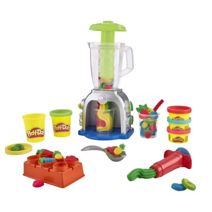 Play-Doh, Tourbillon de smoothies, jouet de cuisine factice avec pâte à modeler, loisirs créatifs pour enfants, Dès 3 ans-2