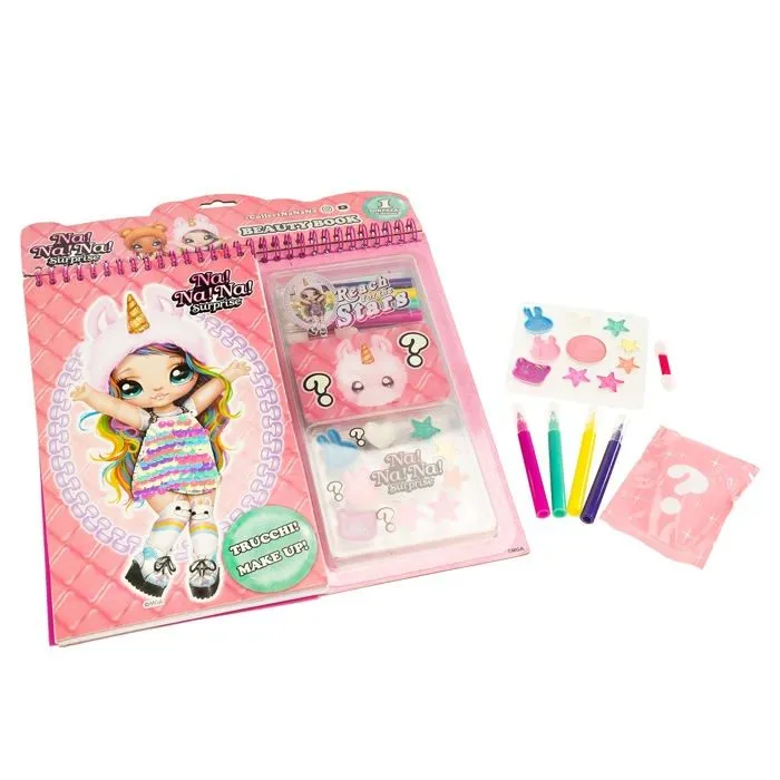 Jeu de creation maquillage Nice group - 4001 - NaNaNa Surprise Livre Multi-activites Beauty Book Maquillage, , Multicolore-0
