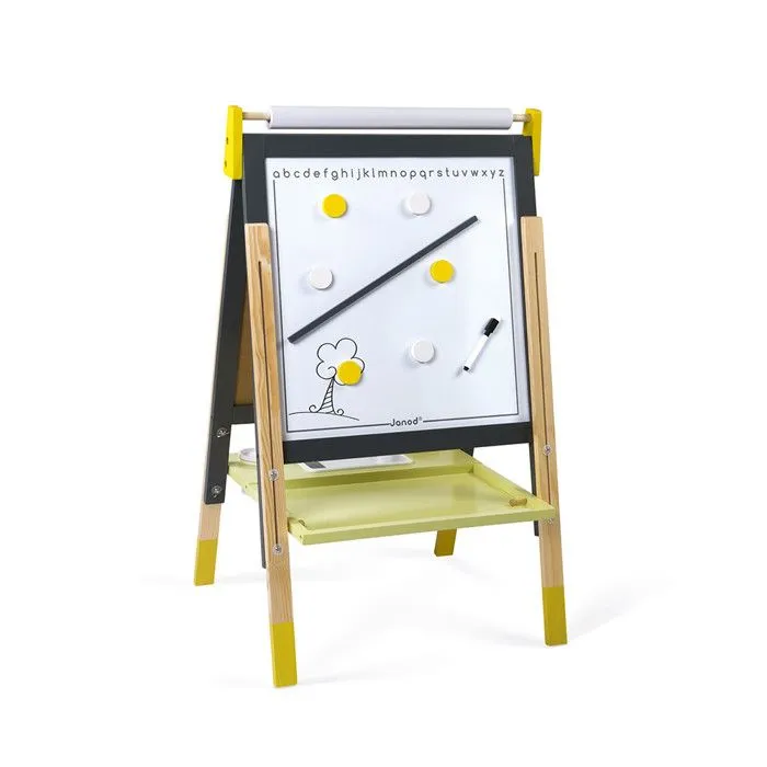 Tableau Réglable Gris Et Jaune-4