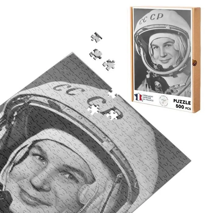 Puzzle Classique 500 pièces Valentina Terehkova Premiere Femme Dans l'espace Russe-0
