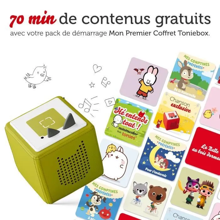 tonies® - Mon Premier Coffret Toniebox - Vert - Conteuse d'histoires-3