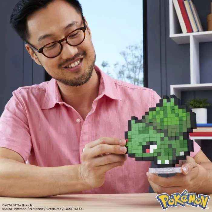 MEGA-Pokémon-Bulbizarre-Coffret de construction rétro 374 pièces - MEGA Pokémon - HTH75-2