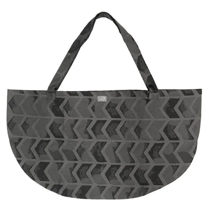 Pese-bebe Hoppediz - wt-j-ams-bla - Sac de berceau suspendu en tissu pour balance de bebe Motif Amsterdam Noir-0