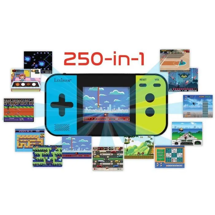Console portable Compact Cyber Arcade® - écran 2.5'' 250 jeux-1